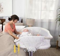 HALO Bassinest Twin Sleeper Double Bassinet Infant Baby Crib Sand Circle