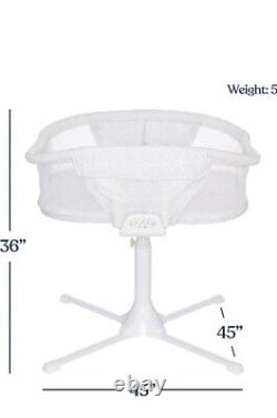 Halo Twin Sleeper Double Bassinet Premiere Series Sand Circle. Gently Loved