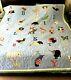 Handmade Multicolor Alphabet Letters Animals Baby Child Bed Quilt Twin Double Ss