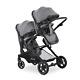 Hauck Atlantic Twin 2-in-1 Tandem Pushchair Grey Suitable From Birth