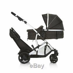 Hauck Duett 2 Double Tandem Twin Pushchair Travel System + Free Raincover