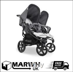 Hauck Roadster Duo SLX Side by Side Double Twin Pushchair Buggy Easy Folding