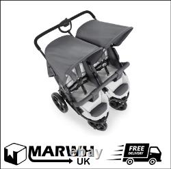 Hauck Roadster Duo SLX Side by Side Double Twin Pushchair Buggy Easy Folding