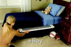 Hide Away Double Sided Bed Rail Safety Child Kids Toddler Baby Twin Queen Size