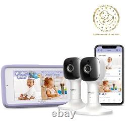 Hubble Connected Nursery Pal Cloud Twin Video Baby Monitor