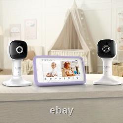 Hubble Connected Nursery Pal Cloud Twin Video Baby Monitor