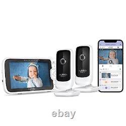 Hubble Connected Nursery Pal Link Premium Twin Baby Monitor Camera and Cables