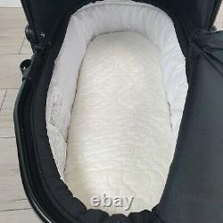 ICandy Peach 3 2 1 JET BLACK twin / lower carrycot for double blossom pram