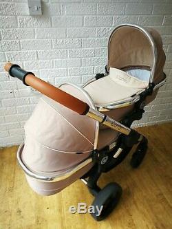 ICandy Peach 3 double twin pram bundle with car seats 3 in 1 Brown Butterscotch