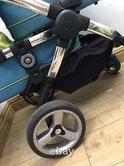 ICandy Peach Double/Twin Pushchair/ Buggy/ Pram/pushchair In Sweet Pea