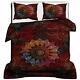 Indian Queen Twin Tartan Blanc Rouge Cotton Brosse King Taille Duvet Cover