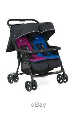Joie Aire Twin Pink/Blue Pushchairs Double Seat Stroller