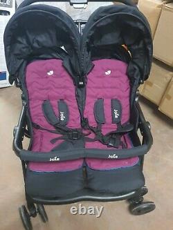 Joie Aire Twin Stroller Rosy & Sea £140