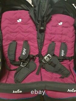 Joie Aire Twin Stroller Rosy & Sea £140