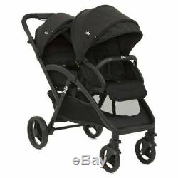 Joie Evalite Duo Twin Stroller Two Tone Black