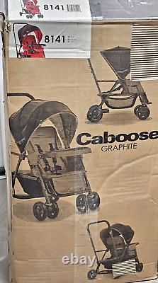 Joovy Caboose Graphite Stand On Tandem Stroller Red 8141