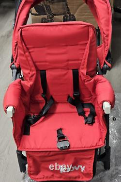 Joovy Caboose Graphite Stand On Tandem Stroller Red 8141