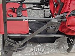 Joovy Caboose Graphite Stand On Tandem Stroller Red 8141