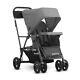 Joovy Caboose Ultralight 8119 Sit And Stand Tandem Double Stroller Q2