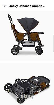 Joovy Caboose Ultralight Graphite Stroller, Sit And Stand, Tandem Stroller