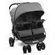 Joovy Scooterx2 Twin Stroller Double Stroller With Two Trays, Charcoal