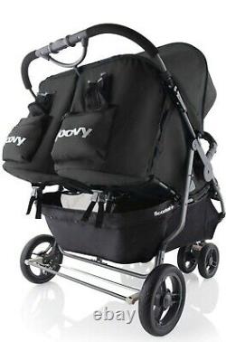 Joovy Scooter X2 Double Stroller, Side by Side Stroller, Stroller for Twins