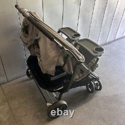 Joovy Scooter X2 Double Stroller with Snack Trays Black Twins Double Seat