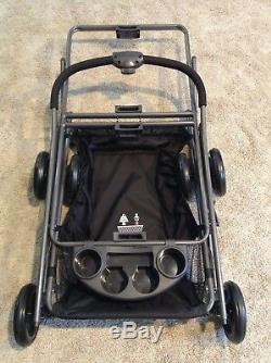 Joovy Twin Roo+ Black Standard Double Carseat Stroller