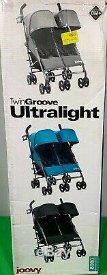 Joovy Ultralight Umbrella Stroller Twin Groove Ultralight Turq 8080