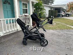 Joovy qool stroller with two seats - twins / double stroller