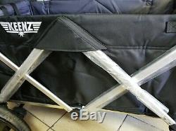 Keenz 7S Twin Baby Double Stroller Wagon Easy Fold W Canopy Read Description