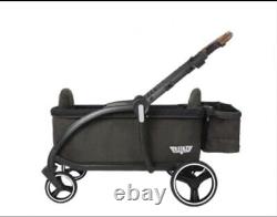 Keenz Class Twin Baby Double Stroller Wagon Easy Fold Lightweight w Canopy Black
