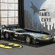 Kid Batman Batmobile Double Bed Baby Car Spoiler Furniture Guardrails House Room