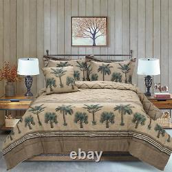 Kona Comforter Sham Sheet Set Cabin Lodge Bedding Set Full King Queen Twin Size
