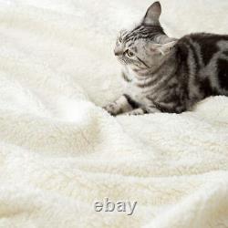 LBRO2M Sherpa Fleece Bed Blanket King Size Super Soft Fuzzy Plush Warm Cozy Fluf