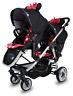 Light Twin Baby Stroller Double System Folding Baby Pram Jogger With 2 Seats