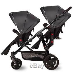 Lightest Twins Baby Stroller Portable Carriage Double travel system pushchair