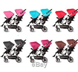 Lightest Twins Baby Stroller Portable Carriage Double travel system pushchair