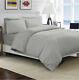 Linen Ultra Soft 800 Tc 100% Egyptian Cotton Twin/full/queen/king Silver Solid