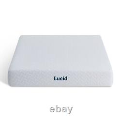 Lucid Refresh 6 Dual-Layered Gel Memory Foam Mattress, Twin-XL