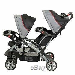 Luxurious Double Baby Stroller Twins Push Child Infant Car Seat Newborn Tandem