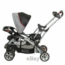 Luxurious Double Baby Stroller Twins Push Child Infant Car Seat Newborn Tandem