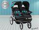 Luxury Double Baby Stroller Twins Jogger Push Kids Travel Infant Seat Mp3 Sound