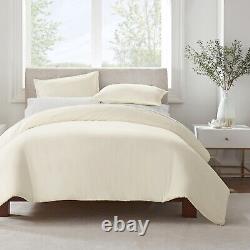 Luxury Soft Bedding Items 1000TC Twin/Full XL/Queen/King Size Ivory Solid Color