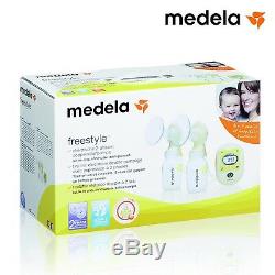MEDELA Freestyle DOUBLE Electric Breastpump with Calma NEW +WARRANTY (twin)