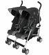 Maclaren 2019 Twin Triumph Double Stroller, Black/charcoal New (open Box)