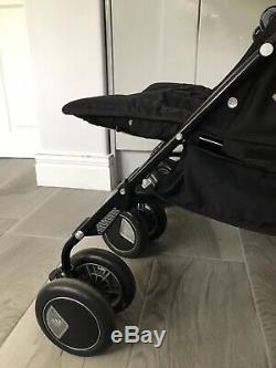 Maclaren Twin Techno Double Pushchair Stroller In Black RRP £395