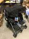 Maclaren Twin Triumph Double Baby Stroller, Lightweight Compact, Black/charcoal