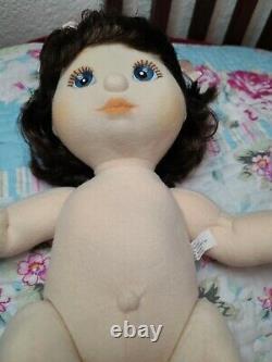 Mattel My Child Doll Brunette Double Topknot With Blue Eyes