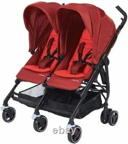 Maxi Cosi Dana For2 (pushchair for twins) vivid RED double stroller